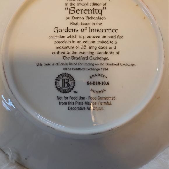 "SERENITY " Bradford Exchange collection - Picture 3 of 3